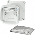 Waterproof junction box WP 0604 G with 5 pole terminals 4 mm2, grey IP68 62000103 | 4012591123583