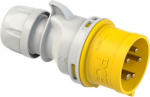 CEE Industrial plug 5x32A (3P+N+PE) 4h IP44 SHARK yellow/grey 025-4 | 9003399139253