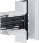 T-piece of base profile for wall trunking BR 85x130mm of PVC in light grey R88567035 | 4012740155809