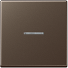 1-gang rocker with lens, mocha A590KO5MO | 4011377096172