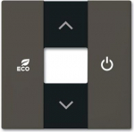 CP-RTC-95 RTC Cover plate, ch&acirc;teau-black, basic55 2CKA006220A0699 | 4011395205921