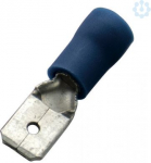Flat terminals 1.5-2.5/4.8x0.5, blue, 100 pieces 260518 | 4011923171841