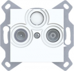 Antenna outlet TV-R A03503 03W, white, Levit 2CHH083503A6003 | 8592624112556