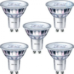 LED Bulb 4.6W(50W) GU10 827 36D 5CT 355lm 2700K CorePro LEDspot, 5 pcs. 929001215252 | 8718699700294