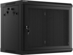 Lanberg | Rack cabinet 19" wall-mount 9U/600x450 with perforated door (flat pack) | WF01-6409-23B | Black WF01-6409-23B | 5901969439939
