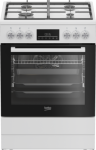 BEKO Cooker | FBM62330GWDTN | Hob type Gas | Oven type Electric | White | Width 60 cm | Grilling | LED | Depth 60 cm | 72 L FBM62330GWDTN | 8690842694684