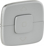 Cover plate Valena Allure - roller blind control - aluminium 755147 | 3414970482716