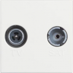 TV socket star demixed coaxial socket for single-user aerial systems BT-RW4217M2D | 8005543632413