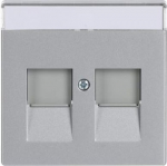 For modular jack with slide entrance. To fit only Art. No. 1810, 1812, 1814, 1816, 1818, 1819 and 1820. Size of labelling field: 60 x 9 mm. 2CKA001710A3676 | 4011395074657