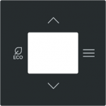 As cover for room temperature controller with/without CO2/moisture sensor (6109/18 and 6109/28). 2CKA006155A0129 | 4011395326732