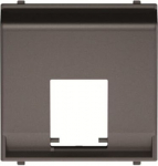 Color: Anthracite.   Cover plate at 45&ordm; for one data connector housing (refs.: 2016, 2016.1, 2016.2 and 2016.3)   With labeling area for stickers   Without shutter   Size: 2 modules. 2CLA221650N1801 | 8427238201856