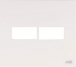 Color: White   Size (height x width): 122 x 138 mm   Mounting plate code suitable for 4"x4" Brazilian boxes: N2673.9. 2CLA267110N1102 | 8427238110516