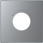 Color: SilverCover plate for key switch code: 8153 & 8153.2 2CLA855300A1301 | 8427238139777