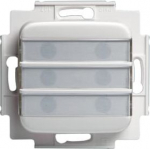 Could be used as an 3/6 points alarm receiving panel in calling and alarm systems. With 6 LED's. Good marking possibilities. Operating voltage: 12 - 24 V ac/dc. Current consumption/LED: 4 mA ac / 7 mA dc. 2TKA002136G1 | 6410070607537