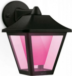 Wall light WiZ Classic, 9.5W, RGBW, 1000lm, IP44, black 929003352101 | 8720169076181