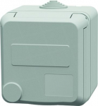 Wall mounted receptacle Cepex 16A 3P, 6h, 230V, IP54, light grey 4802 | 4015394315162