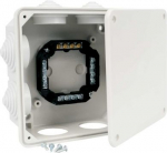 8118 - Box with IP protection, configuration LA, dark grey colour/RAL7035, package - 1/24 pcs 8118_LA | 8595057603400