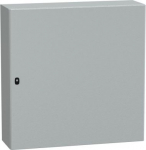 Spacial S3D plain door with mount.plate. H1000xW1000xD300 IP66 IK10 RAL7035.. range of product: Spacial S3D - device application: multi-purpose - product or component type: compact enclosure - enclosure nominal height: 1000 mm - enclosure nominal wid ...