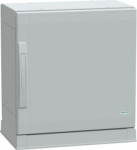 Floor standing polyester enclosure, Thalassa PLA, plain door, open bottom, 500x500x320mm, IP54, IK10 NSYPLAZ553G | 3606480775833