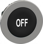 Head for non illuminated push button, Harmony XB4, flush mounted black flush caps pushbutton white m ZB4FA235 | 3606489580926