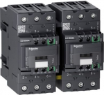 Reversing contactor, TeSys Deca, 3P(3NO), AC-3/AC-3e, <=440V, 50A, 24V DC coil, EverLink BTR screws LC2D50ABBE | 3606480988189