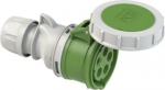 CEE connector 5x16A (3P+N+PE) 10h IP67 SHARK with cap green 2152-10 | 9003399163623
