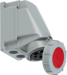 Wall mounted socket 5x63A (3P+N+PE) 6h IP67 pilot contact POWER TWIST 1355-6 | 9003399039430