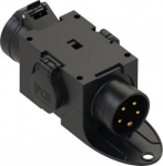 Distribution box 16/5 2xSSD GS16/5, IP44, black 9430053 | 9003399742163