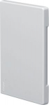 Endcap overlapping for BRA 85x130mm lid 80mm halogen free in pure white BRA8513069010 | 4012740840194
