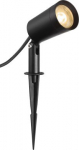 SYNA PLANT ground spike light 3000K IP65 36&deg; 540lm 6W, black 1007146 | 4024163273503