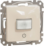Motion sensor PIR 160&deg; 10A beige Sedna Design & Elements SDD112504 | 3606481466662