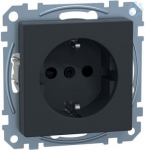 Schneider Electric Merten System M socket outlet MEG2400-0414 is a mechanism with central plate in color anthracite. This socket outlet belongs to M-Arc, M-Elegance, M-Plan, M-Plan glass, M-Smart, M-Star, System M aesthetic group. The outlet pole con ...