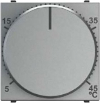 N2240.3 PL Thermostat with floor sensor, silver Zenit 2CLA224030N1301 | 8427238099408