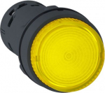 ILLUM. P.B, LED, Spring Rtn -1NO, Yellow, 24v. range of product: Harmony XB7 - device short name: XB7 - mounting diameter: 22 mm - IP degree of protection: IP20 (rear face) conforming to IEC 60529, IP65 (front face) conforming to IEC 60529 - connecti ...