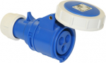 CEE connector 3x16A (2P+PE) IP67 blue 2132-6 | 9003399125300