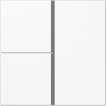 Cover 3-gang, white, LS KNX F40 LS403TSAWW | 4011377044180