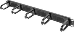 Cable Holder, 5 rings, Black AK-1203-B | 5901969413922