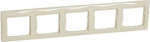 PLAQUE 5 POSTES HOR.IVOIRE 774355 | 3245067743553