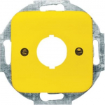 As cover for pilot devices with a diameter of 22.5 mm.   Such as ABB Compact range emergency stop push buttons, push buttons, signal lights, selector switches. 2CKA001724A2696 | 4011395000663