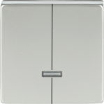 Combinable with Busch-Memory 2gang dimmer 6565 U. Material stainless steel. Anti fingerprint. 2CKA006599A2927 | 4011395087275