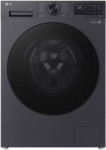 LG Washing machine | F2X50S9TBB | Energy efficiency class A | Front loading | Washing capacity 9 kg | 1200 RPM | Depth 48 cm | Width 60 cm | Display | LED | Steam function | Direct drive | Wi-Fi | Matte Black F2X50S9TBB | 8806096614297