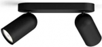 Luminaire PONGEE 2xNW 230V GU10 5.5W IP20 50582/30/PN Black 915005531001 | 8718696164815