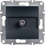 Outlet SAT 1dB, without frame, anthracite, Asfora EPH3700171 | 3606480729591