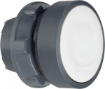 Head for illuminated push button, Harmony XB5, plastic, flush, white, 22mm, spring return, plain len ZB5AW31 | 3389110909913