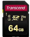 Memory card SDXC 64GB UHS-II 700S, Black TS64GSDC700S | 760557841913