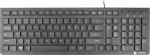 Discus 2 Slim ENG, Wired keyboard, USB 2.0, Black NKL-1829 | 5901969432121