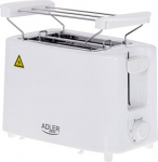 Toaster 750W, white AD 3223 | 5903887805179