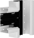 T-piece of base profile for wall trunking BR 85x170mm of PVC in stone grey R88667030 | 4012740125239