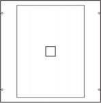 Operating switch kit, quadro.system, HA400/630 A 600x600mm UC005 | 3250616130050