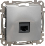 1xRJ45 data socket CAT5E STP aluminium Sedna Design SDD113461 | 3606481466808